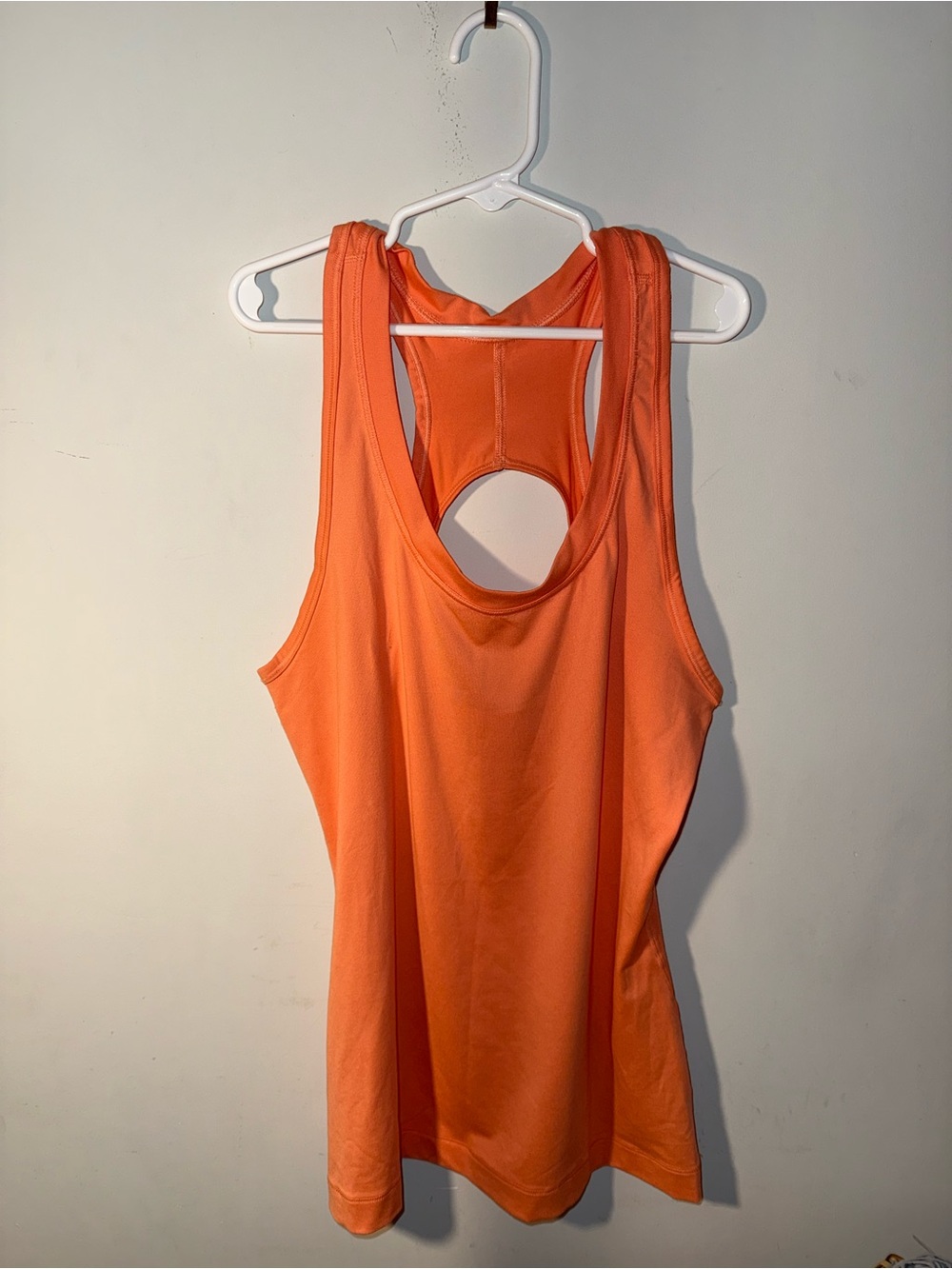 Athleta Racerback Tank Top - Orange- XS- athletic workout top